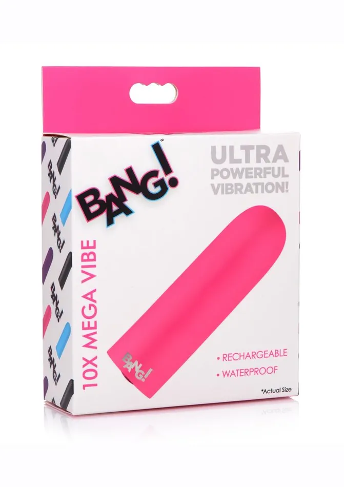 Bang 10x Rechargeable Vibrating Bullet BANG Female Sex Toys