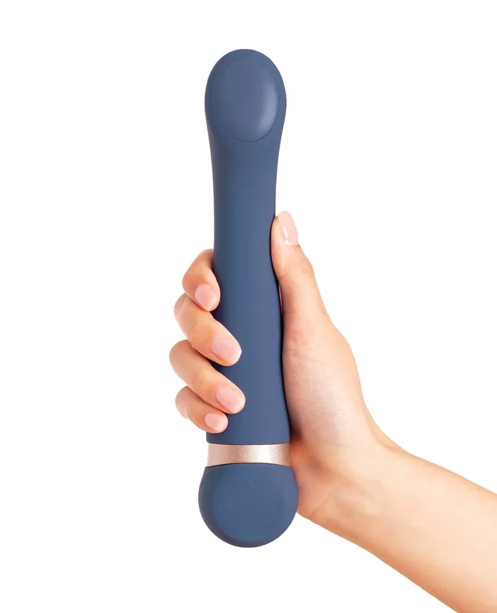 Female Sex Toys Beacon Wellness Brands INC Deia the Hot Cold Heating Cooling Vibrator Navy