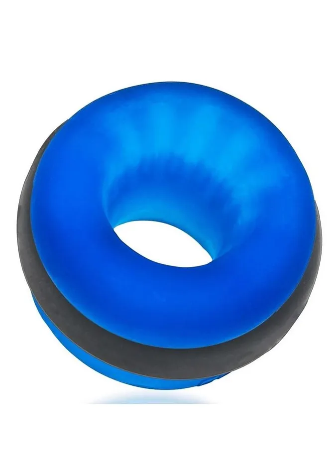Male Sex Toys Oxballs Ultracore Core Ballstretcher with Axis Ring Blue Ice