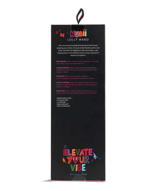 Novel Creations Usa INC Female Sex Toys Nu Sensuelle Lolly Doubleended Flexible Nubii Wand Novel Creations Usa INC Female Sex Toys Nu Sensuelle Lolly Doubleended Flexible Nubii Wand