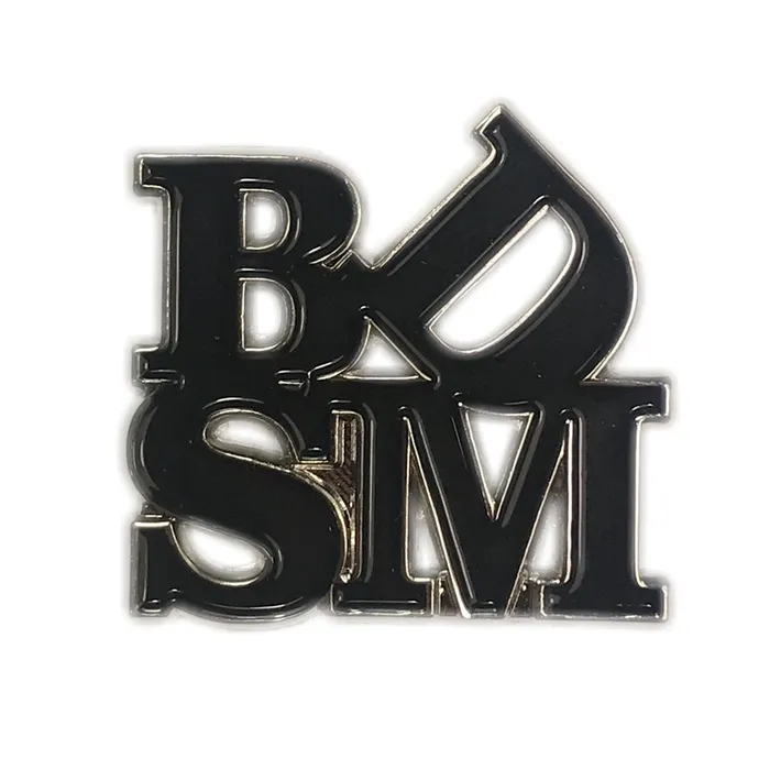 Geeky Kinky BDSM Love Enamel Pin Geeky Kinky Vibrators